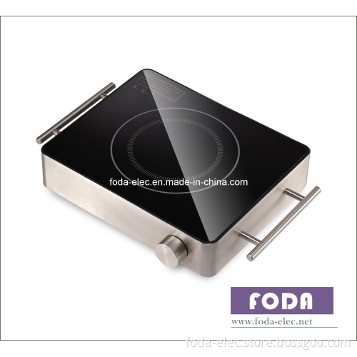 Metal Shell Table-Top Knob-Type Single-Coil Portable Hilight/Hi-Light Infrared Cooker/ Not Induction Stove/Ceramic Cooker